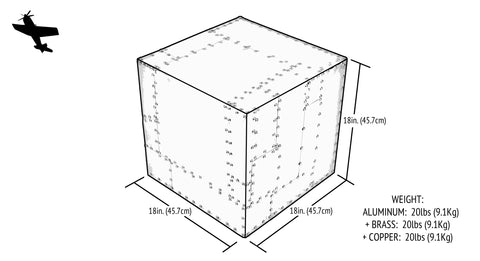 RamonaMetal Deco Crate + Aluminum (5)