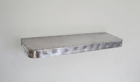Brushed Finish Deco Shelf | Aluminum