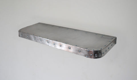 Brushed Finish Deco Shelf | Aluminum