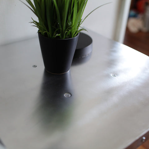 Side Table JetSet | Brushed Finish Aluminum