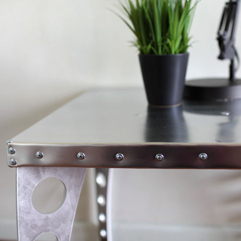 Side Table JetSet | Brushed Finish Aluminum