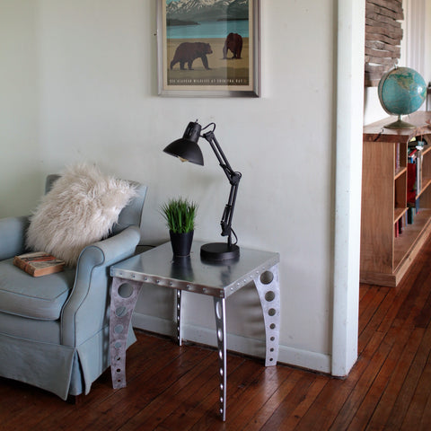 Side Table JetSet | Brushed Finish Aluminum