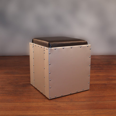 Aeromen Ottoman | Anodized Aluminum