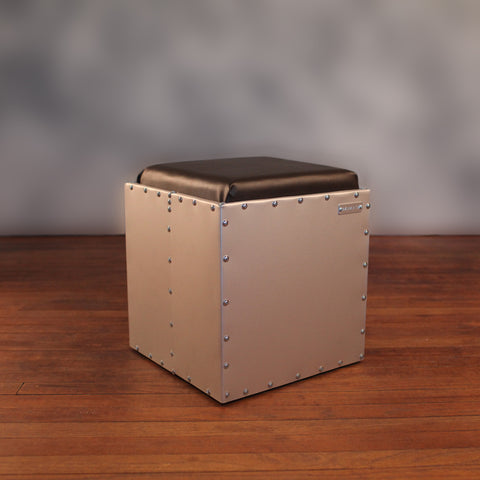 Aeromen Ottoman | Anodized Aluminum