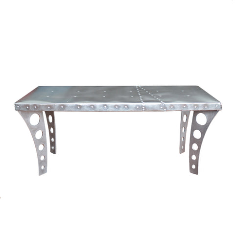 Brushed Finish JetSet Coffee Table | Aluminum